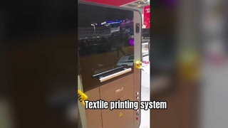 Textile printing system with Kyocera print head 