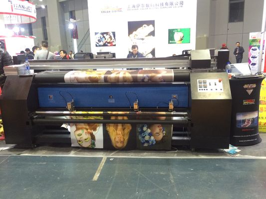 Mirror Fabric Printing machine Double Vision Textile Printer Dual CMYK