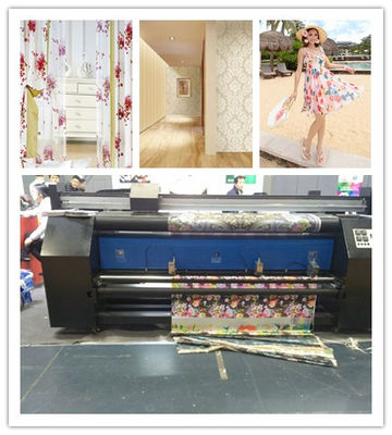 High Speed Large Format Printing Machine Sublimation Flag Satin Printer