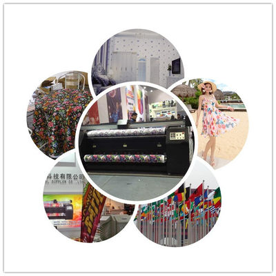 High Speed Digital Fabric Printers Large Format Sublimation Satin Printer