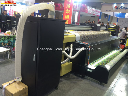 Large Format Digital Fabric Printing Machine Inkjet Textile Printer High Speed For Flags
