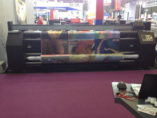 100% Polyester Digital Fabric Printer / Sublimation Flag Printing Machine