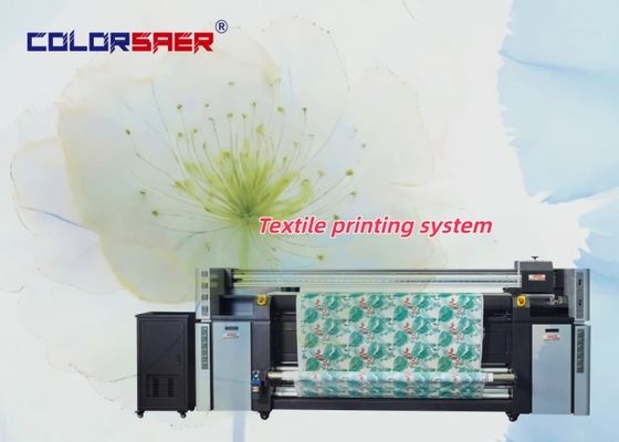 COLOR SAER Direct to Textile Sublimation Printer I3200 Head for Flag/ Banner Wall Display