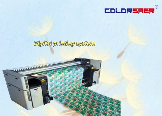 Large Format Plotter Sublimation Printer 4pcs I3200 Heads for Polyester & Cotton Fabric Printing Machine