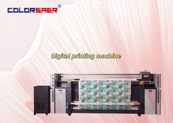 SAER High Quality 2 or 4 or 8 Pcs I3200 Heads Large Format 2m /3.2m Inkjet Dye Sublimation Printer With Plotter Machine