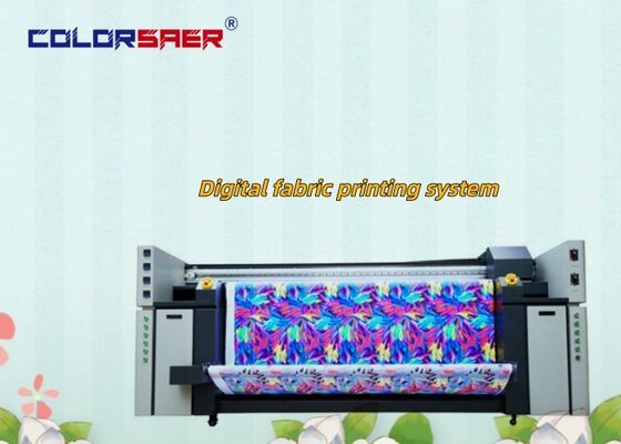 SAER High Quality Multifunctional 4 color or 8 color Textile plotter with heater whole set system with pigment ink or sublimation ink