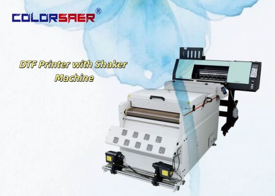 Full Set DTF Printer Digital Textile T-Shirt Printing Machine Direct Use With Shaking Machine for 24 Inches Width