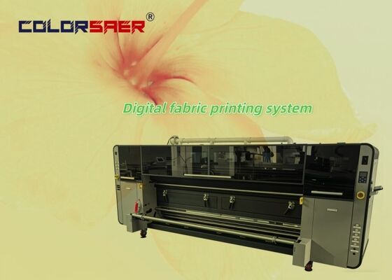 SAER Intelligent Control Reduced Noise Negtive Pressure System Textile Printing System With KJ4B-QL Print Head