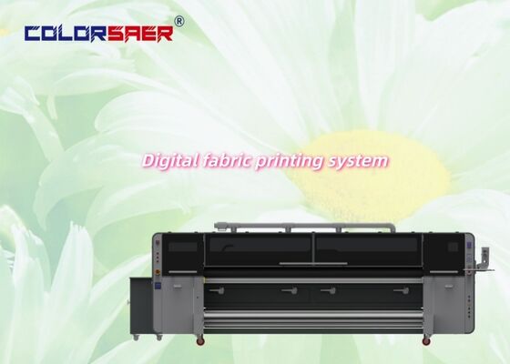 High-Speed 110m2/h Digital Textile Printer with Sublimation & Pigment Ink and Automatic Roll To Roll Epson Head Printer