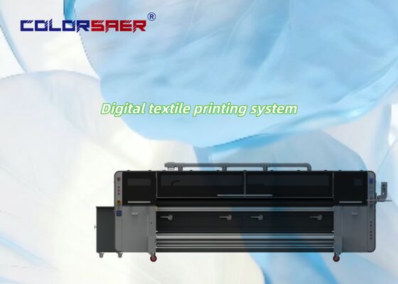 High Resolution CMYK Digital Textile Printer with KJ4B-QL Print Head and 3200mm Printing Width
