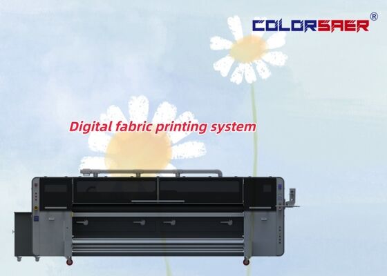 Digital Dye Sublimation Fabric Inkjet Printer Plotter Textile Printing Machine With Industria KJ4B-QL Print head