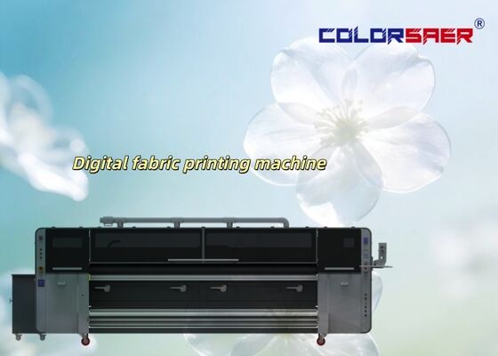 Efficient Stable 3200mm Digital Inkjet Fabric Printing Machine Polyester & Cotton Textile Plotter With 4 pcs & pcs Print Head