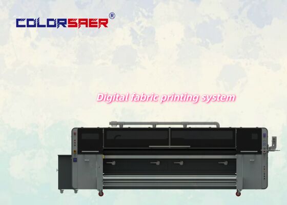 3.2m SAER COLOR Digital Direct to Fabric Sublimation Printer with I3200 4pcs & 8pcs Print Head Textile Plotter for Polyester & Cotton Fabric