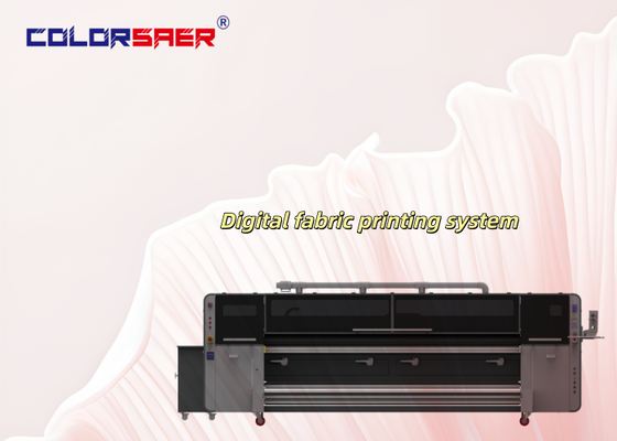 SAER High-End Large Format 3200mm Digital Textile Printing System Fabric Plotter 4 Colors or 8 Colors