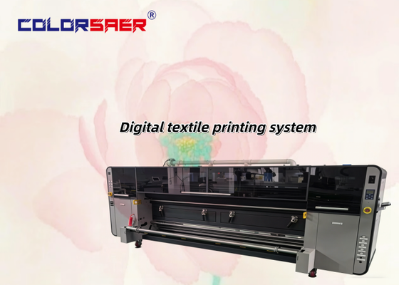 High resolution industrial 4 pcs KJ4B-QL print head large format textile printing system with pigment & sublimation ink