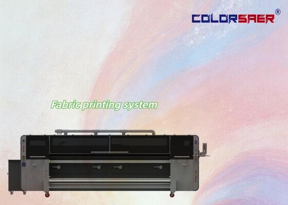 SAER Automatic Digital 4 Color Roll to Roll Textile Digital Printing Machine for Cotton & Polyester Materials