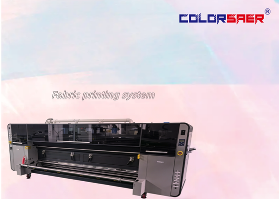 Long Service Life SAER CSR3200 Digital Fabric Plotter with 4 pcs I3200 A1 Print Head and 3200mm Printing Width