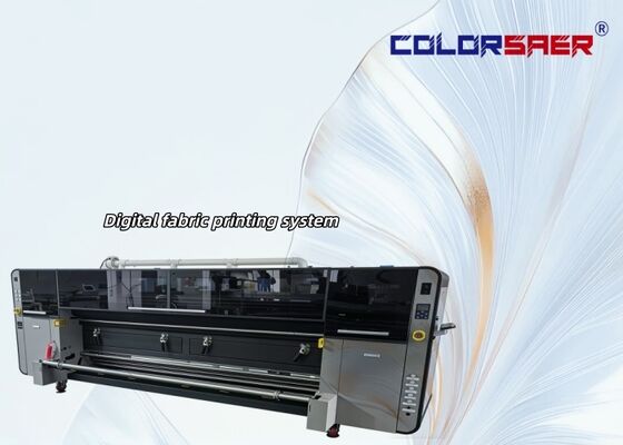 Colorful 3200mm Large Format Digital Textile Printing Machine High Productivity Fabric Plotter for Polyester & Cotton Materials