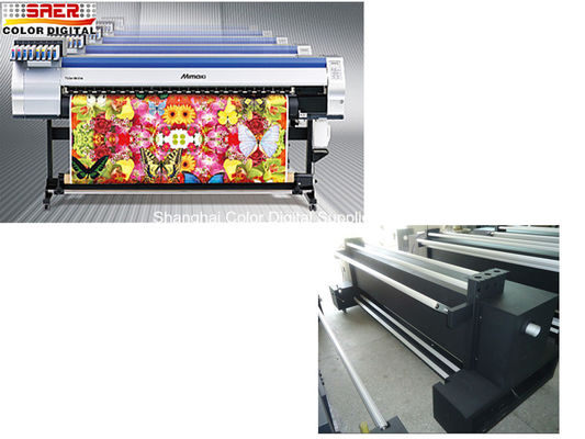 Roll To Roll Flag Printing Machine 1440dpi Resolution High Speed Inkjet Printer