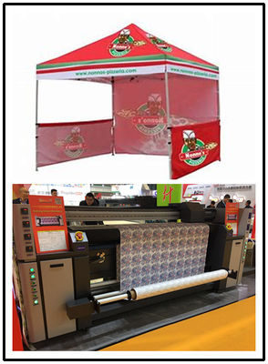 Pop Up Digital Textile Flag Printing Machine With Dye Sublimation Ink