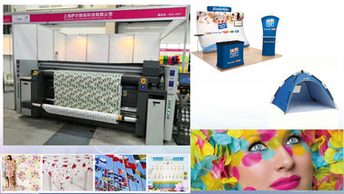 Roll To Roll Flag Printing Machine Digital Fabric Dye Printer Computer Control