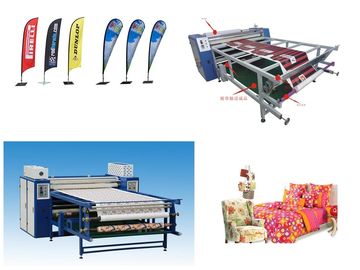 Calander Sublimation Roll Heat Press Machine For Flex Banner / Curtain