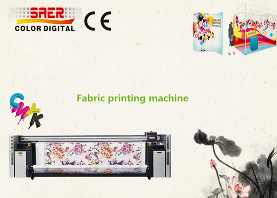 Large Format Dual CMYK Flag Printing Machine High Resolution For Textile