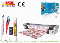 High DPI Inkjet Textile Printing Machine With 4 Pieces Heads
