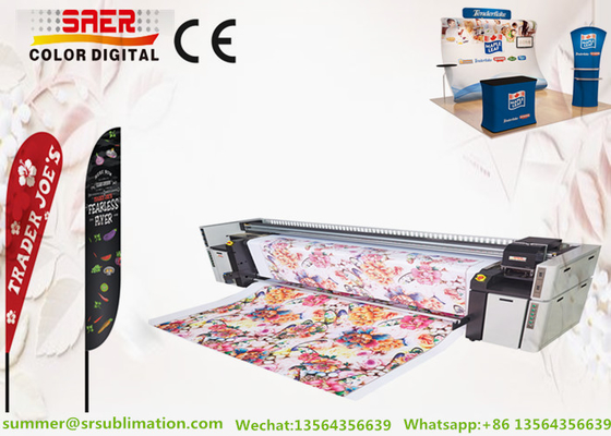 Wallpaper Multicolor Fabric Printing Machine With High DIP Print Head