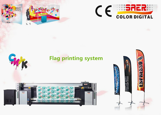 1800DPI Wallpaper Fabric Printing Machine / Teardrop Flag Printer