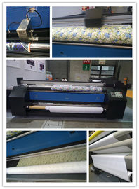 Auto Feed And Roll Up Directly Polyester Fabric Plotter Fabric Printing Machine