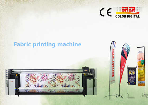 Indoor Outdoor Digital Inkjet Textile Printer Direct Print On Material