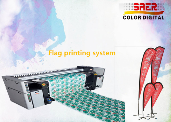 Wide Format Digital Textile Printing Machine With Dual CMYK