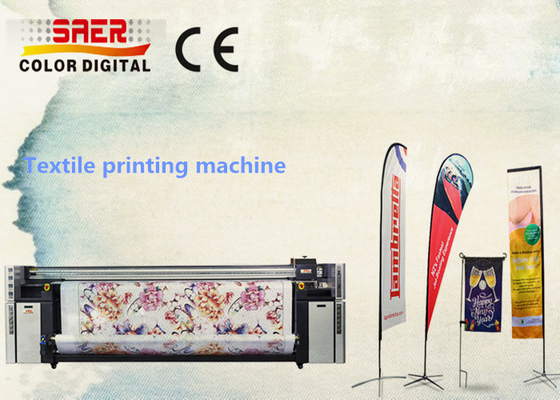 High Resolution SAER Large Format Textile Printing System / Flag Printer