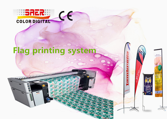 Teardrop Flag / Beach Flag Printing Machine With High Resolution