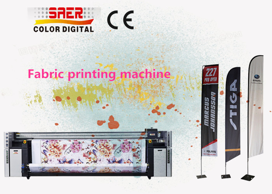 SAER Textile printing machine with fixation heater unit all-in-one machine