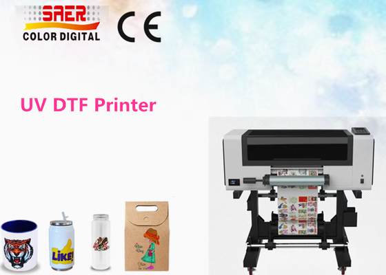 3 Heads UV DTF Printer A3 Size Small UV Crystal Sticker Printing Machine