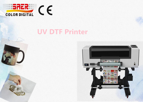 3 Heads UV DTF Printer A3 Size Small UV Crystal Sticker Printing Machine