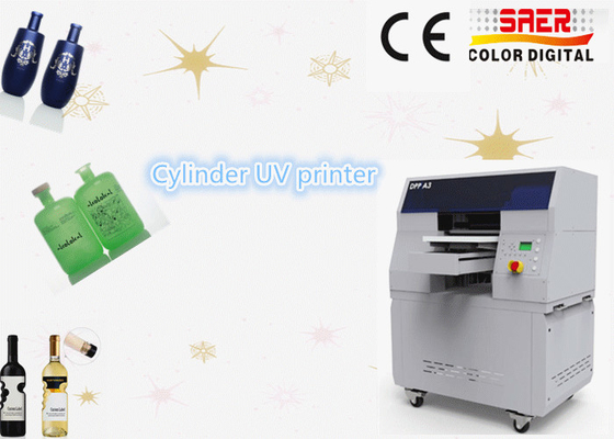High Resolution Cylindrical UV Bottle Printer Eco-friendly Ink Printer