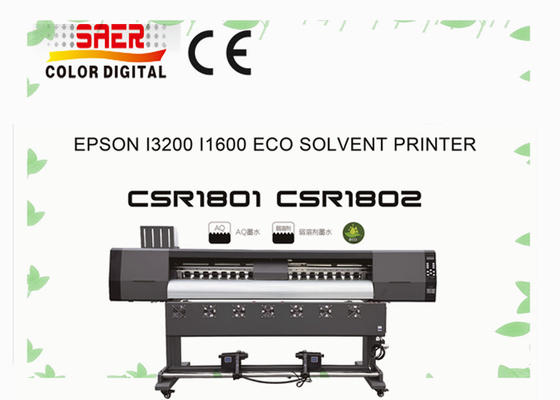Eco Solvent Printer 4 Color Can Printer 1.8m Size For Light Box Advertisement