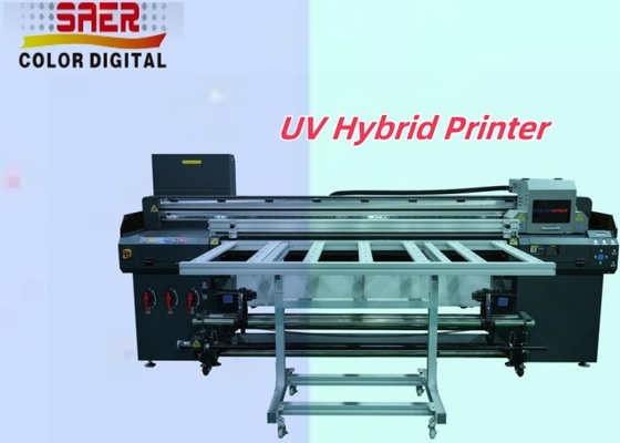 UV Hybrid Roll To Roll And Flatbed UV Printer Factory Directly Large UV Hybrid Printer