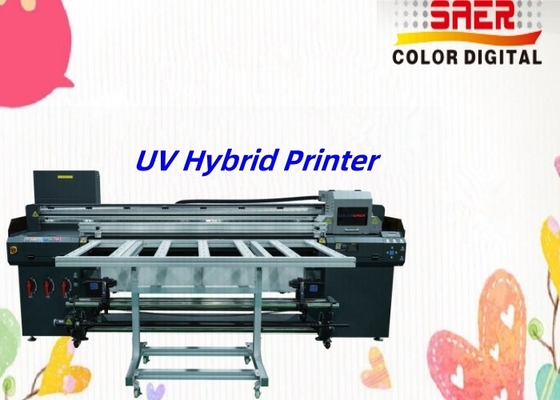 UV Hybrid Roll To Roll And Flatbed UV Printer Factory Directly Large UV Hybrid Printer