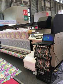 Inkjet Textile Printing Machine , Two / Four Kyocera Heads Banner Plotter Printer