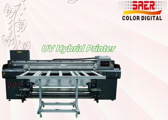 Multifunctional Large Format Automatic Digital Hybrid Inkjet UV Flatbed and Roll to Roll Printer