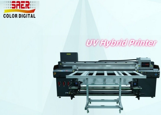 Warranty 1 Year Flatbed and Roll to Roll UV hybrid printer for Poster Banner Sticker Ceiling Film