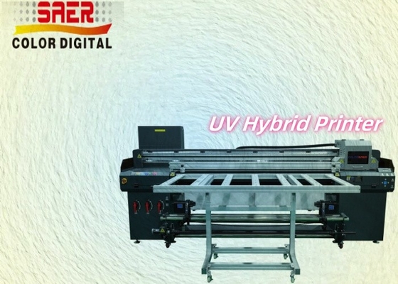 Multicolor Digital Printing Plotter Roll To Roll And Flatbed UV Inkjet Printer