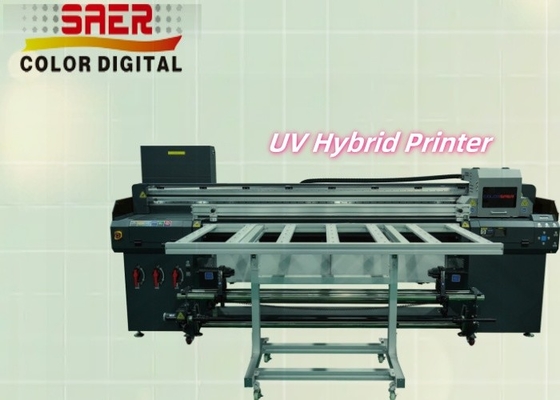 High Speed UV Roll To Roll And Flatbed Inkjet Printer Banner Printing Machine Outdoor & Indoor Printer