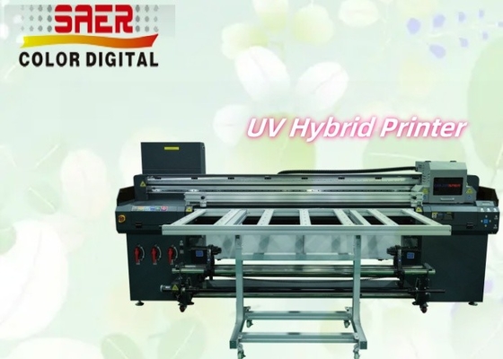 Factory Selling Roll-to-roll And Flatbed 2 In 1  UV Printer CMYKW  Varnish