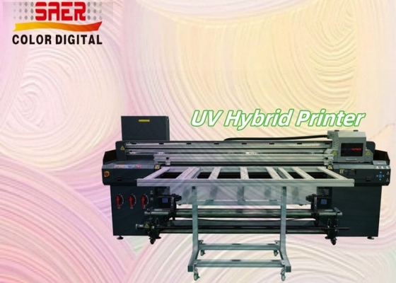 SAER Advertisement Poster Decorations Materials Roll to Roll And Flatbed Printing UV Hybrid Printer