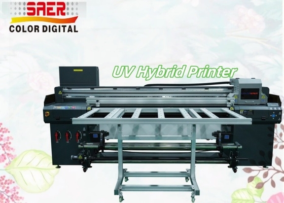 SAER UV Plotter High Resolution Printhead Wide Format Roll to Roll and Flatbed UV Hybrid Printing Machine